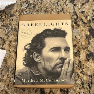 Greenlights Hardcover Book by Matthew McConaughey